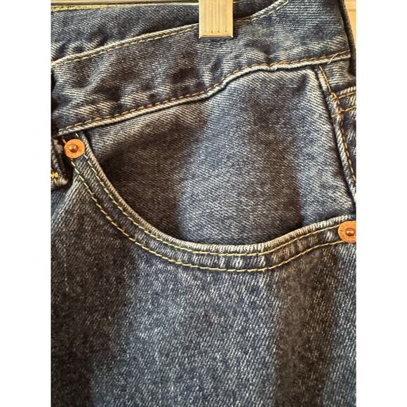 Levis 505 Distressing Jeans Mens Size 32x32 Straight - Picture 5 of 7